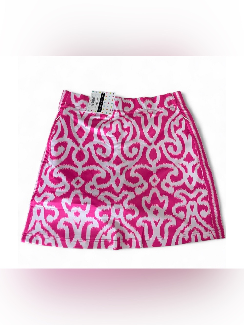 NWT Gretchen Scott Arabesque Pink Skippy Skort Womens Size Small